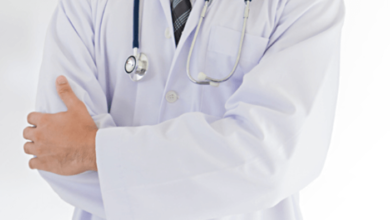 Healing hands lab coat
