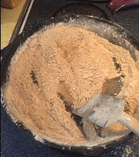 browning flour for diaper rash