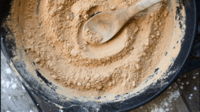 browned flour for diaper rash
