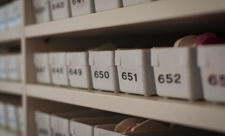 number registry archives specific ids listed